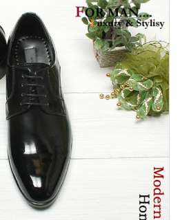 Mens Dress shoes luxury dandy Style Black Leather shoes  