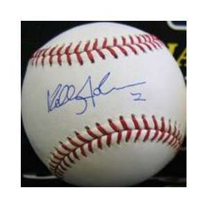  Kelly Johnson Autographed Baseball