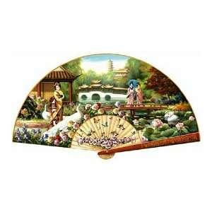 Sunsout Japanese Garden Shaped 1000 Piece Jigsaw Puzzle  Toys & Games 