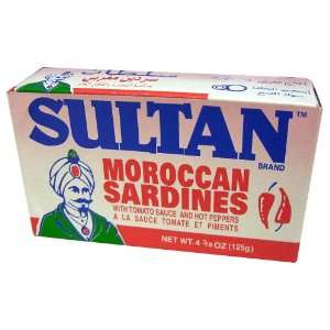 Moroccan Sardines with Tomato Sauce and Hot Peppers, 125g  