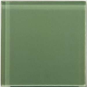  Lucente 4 x 4 Glossy Field Tile in Billiard Green