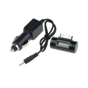   FM Transmitter+Car Adapter Charger for IPod  Players & Accessories
