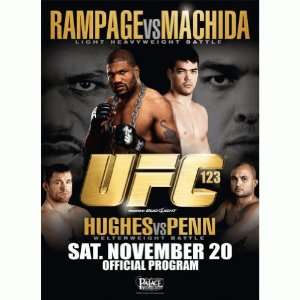  UFC 123 Official Program 