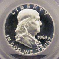 1963 Franklin Half Dollar Proof PCGS PR 66 DCAM Gem US Silver Coin S3 