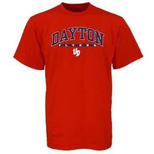  Dayton Flyers Red Mascot Bar T shirt: Sports & Outdoors
