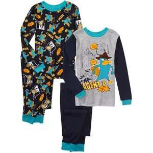  Phineas and Ferb 4 piece Cotton Pajamas 