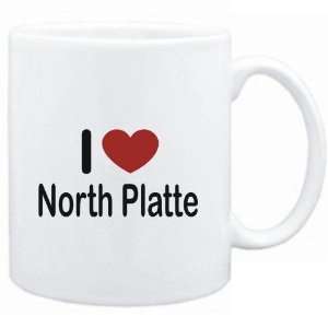  Mug White I LOVE North Platte  Usa Cities Sports 