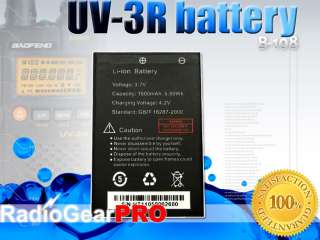 BAOFENG Original Li ion Battery for UV 3R Radio UV3R  