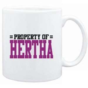  Mug White  Property of Hertha  Female Names