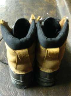 Bass Mens Winter Boots Steel Shank Sz 8 waterproof  