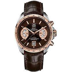 Tag Heuer Mens Grand Carrera Rose Gold Watch  Overstock