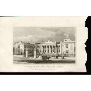  1827 Highbury College London Engraving