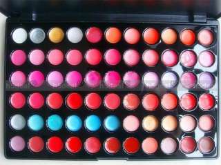 66 Color Lipstick Lip Gloss Cosmetic Makeup Palette J  