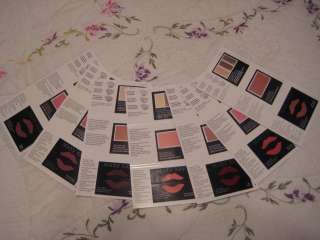   of 7 DIFFERENT * MARY KAY * MINERAL * Color cards = 35 samples!  