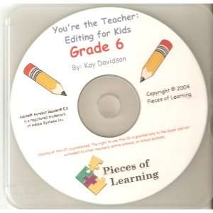  Youre the Teacher Editing for Kids CD Grade 6 Office 