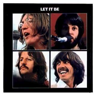  The Beatles   Let It Be (4 Face Shots)   Sticker / Decal 