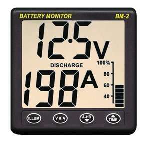  Clipper BM 2 Battery Monitor w/Shunt   200Amp: Sports 