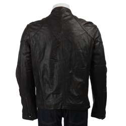   Cole New York Mens Dream Brown Leather Jacket  