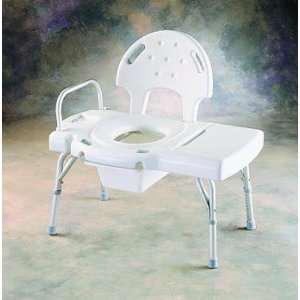  Transfer Bench with Built in Commode Health & Personal 