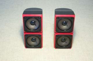 BOSE REDLINE DOUBLE CUBE SPEAKERS ACOUSTIMASS XCLNT NR JEWEL 