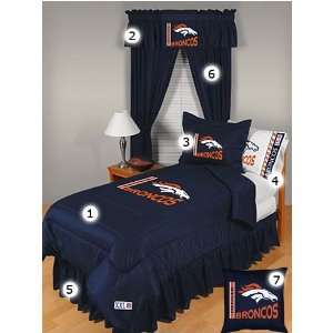    Denver Broncos Full Size Locker Room Bedroom Set