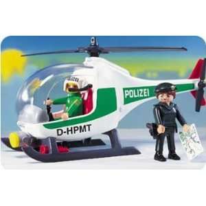  Playmobil Police Copter: Toys & Games