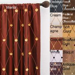 Helena Rod Pocket 84 inch Curtain Panel  