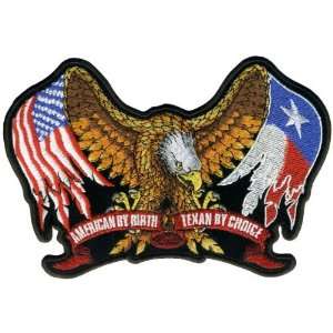  11 inch Patch   Texas Eagle Flags Patio, Lawn & Garden