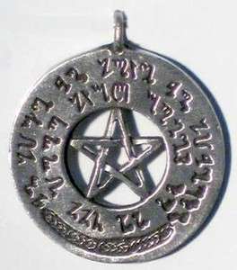 Spell Pentagram Pendant Good Luck Charm Wicca Pagan  