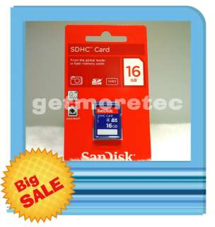   SANDISK 16G 16GB Class 4 SDHC Card SD Card Secure Digital Card Retail