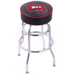  Western Kentucky University Steel Stool with 4 Logo Seat 