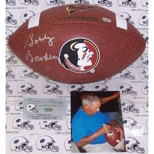   Florida State Seminoles Logo Football   Autographed College Footballs