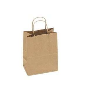 3400560 Eco Friendly    Eco Friendly Recycled WhiteKraft Shopping Bags 