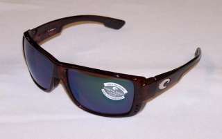 Costa Del Mar Sunglasses Double Haul 580 Glass Green Mirror Tortoise 