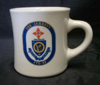    Art USS Jarrett FFG 33 United States Navy Ship Coffee Cup Mug  