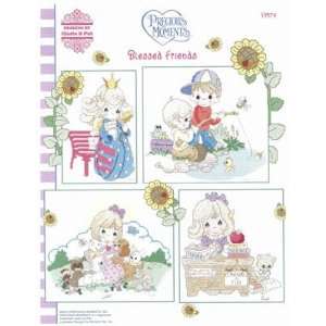   Blessed Friends   Precious Moments Cross Stitch Arts, Crafts & Sewing