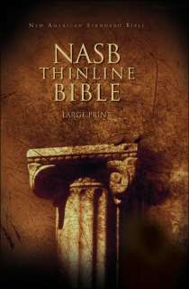 NASB Thinline Bible Large Print Hardcover Thin Zondervan New American 