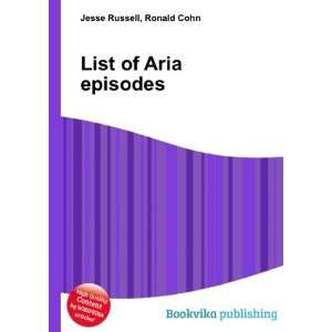  List of Aria episodes Ronald Cohn Jesse Russell Books
