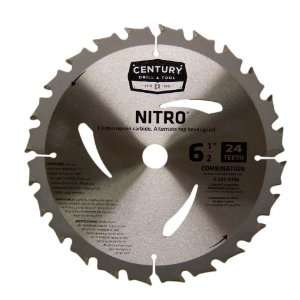   Drill and Tool 9467 Combination Carbide Circular Saw Blade, 6 1/2 Inch
