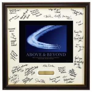  Successories Above & Beyond Jets Framed Signature 