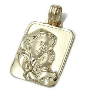    RELIGIOUS MEDAL, MOTHER MARY, 14K GOLD, NEW: DE NO: Jewelry