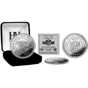  New England Patriots Silver 2011 Game Coin Sports 