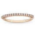 10k Pink Gold 1/4ct TDW Diamond Ring (I J, I2)  Overstock