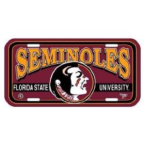  Florida State Seminoles License Plate *SALE* Sports 