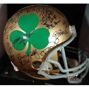 2011 Notre Dame Fighting Irish team signed helmet W/COA *Tommy Rees 