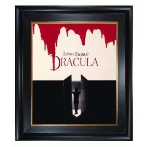  Painting   Book Cover, Dracula with Vintage Creed Frame   Distressed 