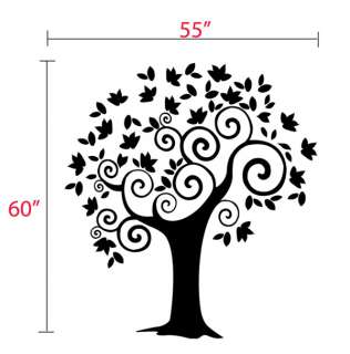 TREE Wall Decal Deco Art Sticker Mural AMAZING COLORS!  