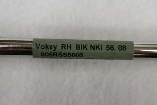 NEW Titleist Bob Vokey Spin Milled Black Nickel 56 8 Right Handed RH 