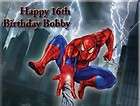 spiderman 1 edible cake icing image topper frosting birthday party