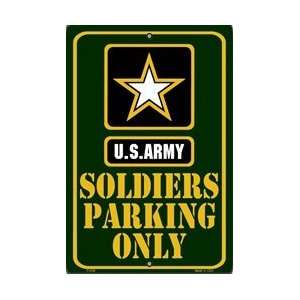  US Army Soldiers Parking Only Sign 